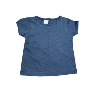 NEW Gus + Steel Midnight Navy Boatneck Tee 6-12 months
